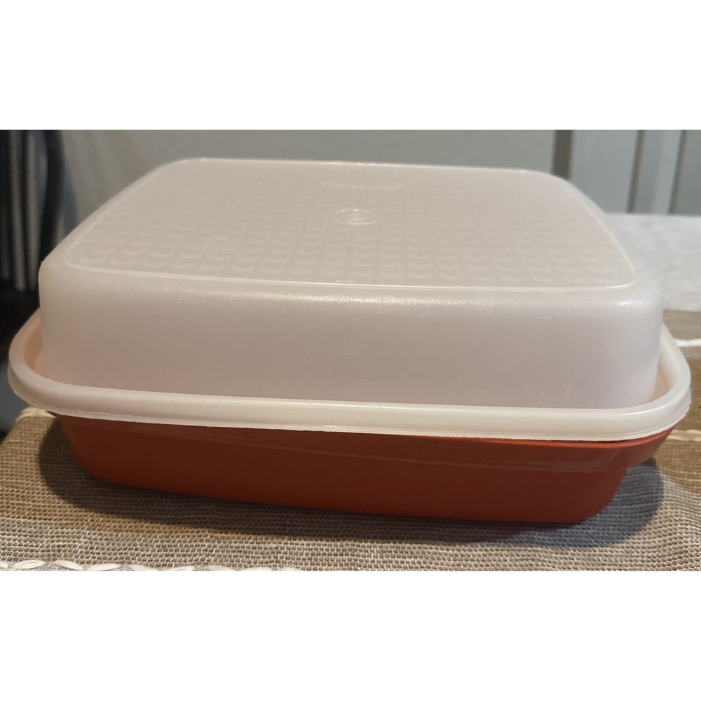 TUPPERWARE LARGE SEASON SERVE MARINADE CONTAINER Marinating Meat Vegetables EUC